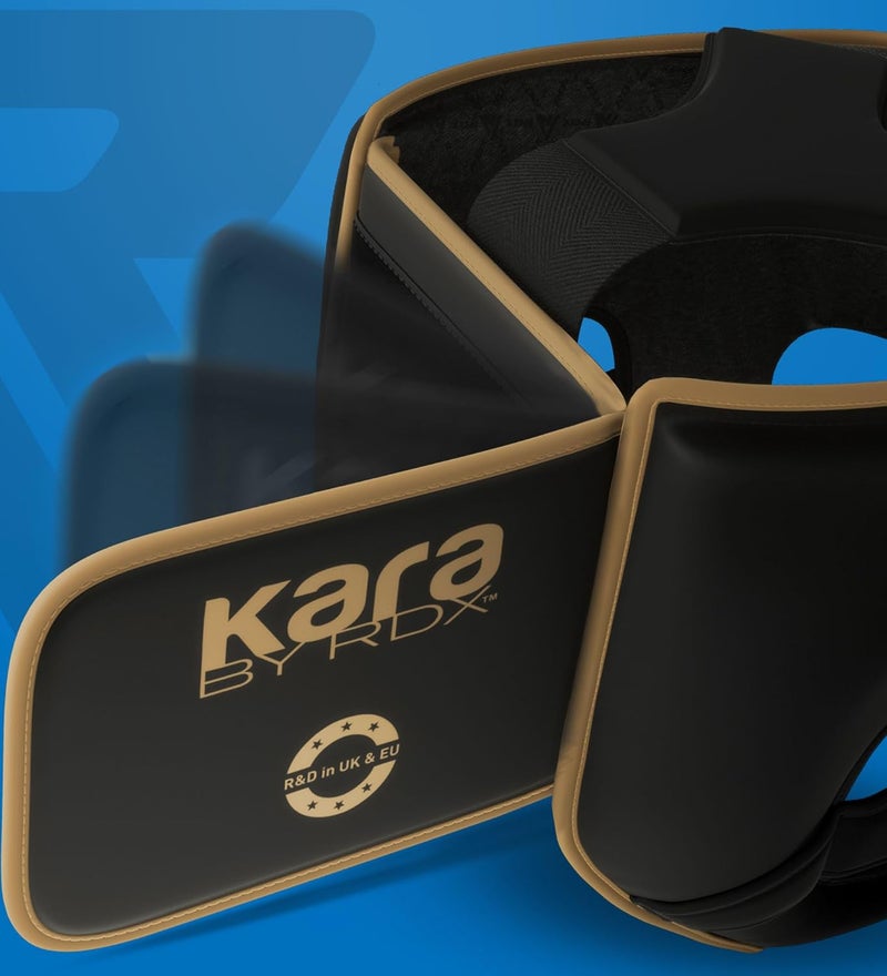 Rdx Kids Boxing Headgear, MMA Training, Adjustable Padded Kara Muay Thai Juniors Head Gear, Kickboxing, Sparring, Martial Arts, Karate, Taekwondo Youth Girls Boys Helmet, Home Gym Workouts - Image 4